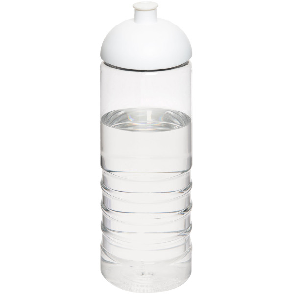 H2O Active® Treble 750 ml sportfles met koepeldeksel - Transparant/Wit
