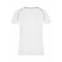 Ladies' Sports T-Shirt - white/silver - XS