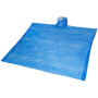 Ziva wegwerp regenponcho met opbergtasje - Koningsblauw