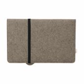 Recycled Felt & Apple Leather Laptop Sleeve 15 inch