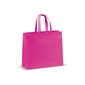 Draagtas gelamineerd non-woven groot 105g/m² - Roze