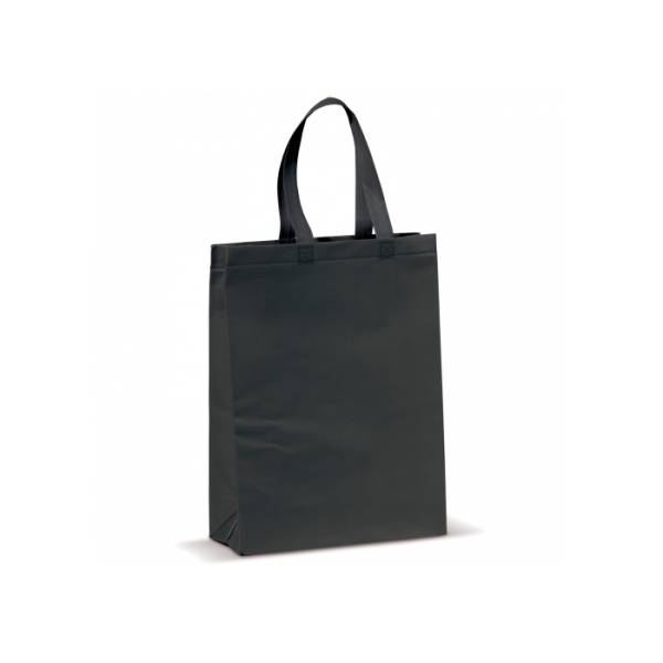 Carrier bag laminated non-woven medium 105g/m² - Black