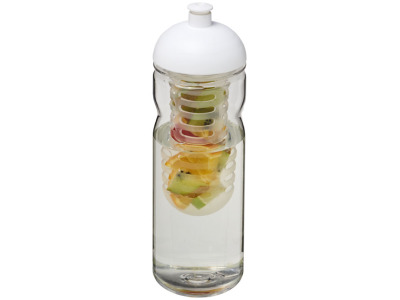 H2O Base Tritan™ 650 ml bidon en infuser met koepeldeksel H2O Base Tritan™ 650 ml bidon en infuser met koepeldeksel