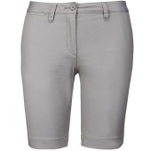 Dames chino bermudashorts Fine Grey 46 FR