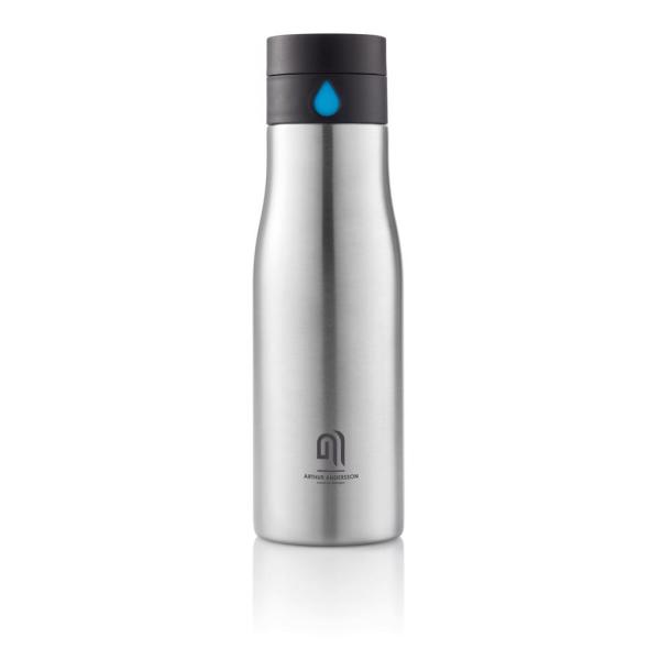 Aqua hydration tracking bottle, grey