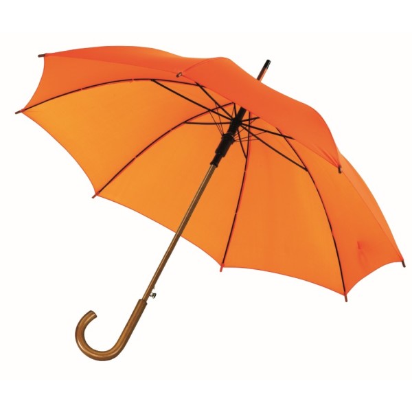 Automatisch te openen paraplu BOOGIE oranje