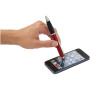 Nash stylus balpen gekleurd met zwarte grip - Rood/Zwart
