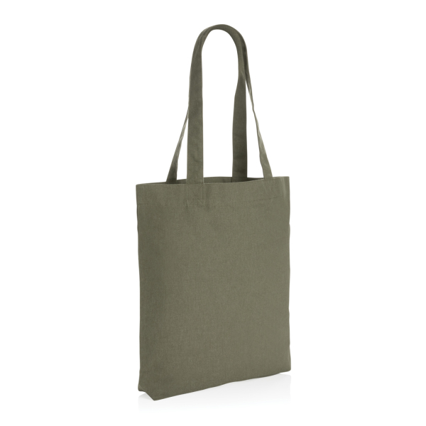 Impact AWARE™ recycled canvas tas 285gsm ongeverfd, groen