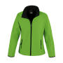Ladies' Printable Softshell Jacket - Vivid Green/Black - 2XL (18)