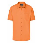 Men's Business Shirt Short-Sleeved - orange - L