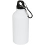 Oregon 400 ml matte water bottle with carabiner - White