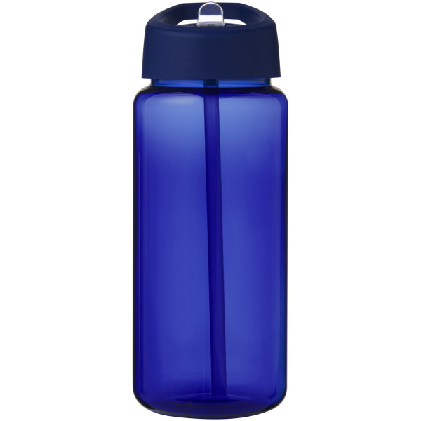 H2O Active® Octave Tritan™ 600 ml spout lid sport bottle - Blue/Blue