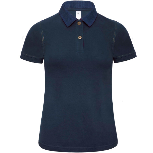 Dnm Forward / Women Polo Shirt Denim / Navy L