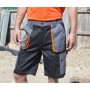 Work-guard Lite Shorts Black / Grey / Orange 32 UK