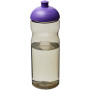 H2O Active® Eco Base 650 ml sportfles met koepeldeksel - Charcoal/Paars