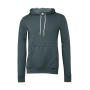 Unisex Poly-Cotton Pullover Hoodie - Heather Slate - XS