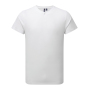 Ecologisch heren-T-shirt ‘Comis’ met knoopjeshals White XS