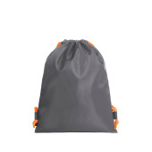 drawstring bag PAINT grey-orange