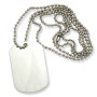 Standard Dog Tags with Long Ball Chain
