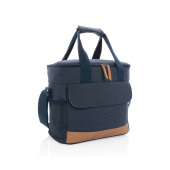 Impact AWARE™ 16 oz. recycled canvas koeltas, blauw