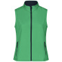 Ladies' Promo Softshell Vest - green/navy - S