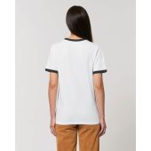 Ringer - Uniseks T-shirt met contrasterende boorden - XXS