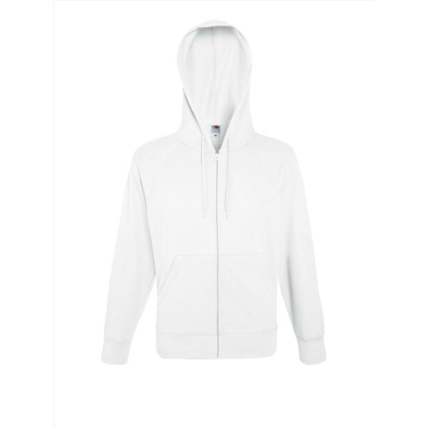 FOTL Lightweight Hooded Sweat Jacket, White, XXL