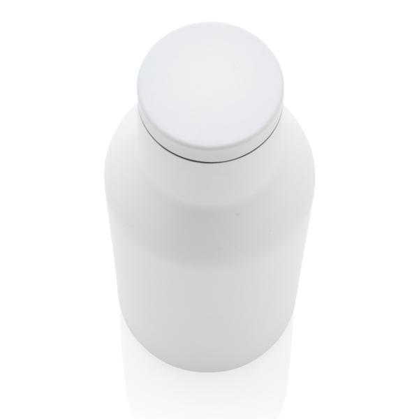 RCS gerecycled roestvrijstalen compacte fles, wit