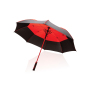 27" Impact AWARE™ RPET 190T auto open stormproof paraplu, rood
