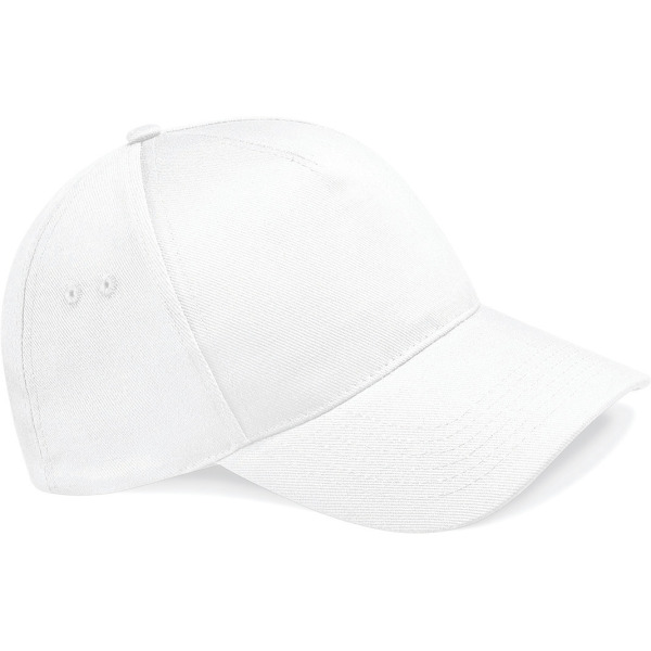 Ultimate 5 Panel Cap White One Size