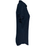 Linnen damespolo Navy Blue XS