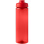 H2O Active® Eco Vibe 850 ml drinkfles met klapdeksel - Rood/Rood