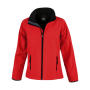 Ladies' Printable Softshell Jacket - Red/Black - 2XL (18)