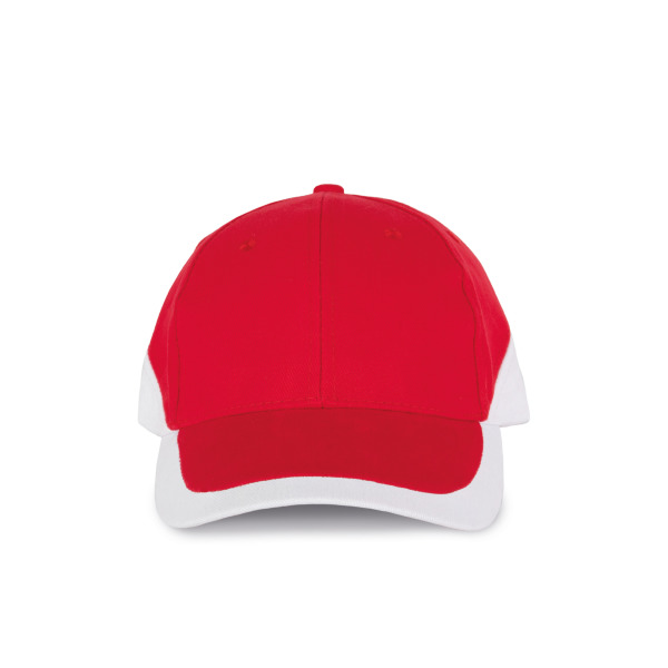 Racing - 6-Panel-Kappe Red / White One Size