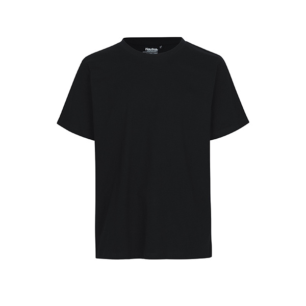 Neutral unisex regular t-shirt-Black-S