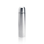 Stainless steel flask, silver