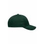 MB6223 6 Panel Heavy Brushed Cap - dark-green - one size