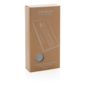 Ukiyo Aware™ 180gr 4-delige set recycled katoenen servetten, grijs
