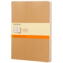 Moleskine Cahier Journal XL - gelinieerd - Kraft bruin