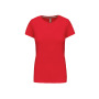 Dames t-shirt ronde hals korte mouwen Red 3XL