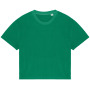 Dames T-shirt Terry Towel Malachite Green S
