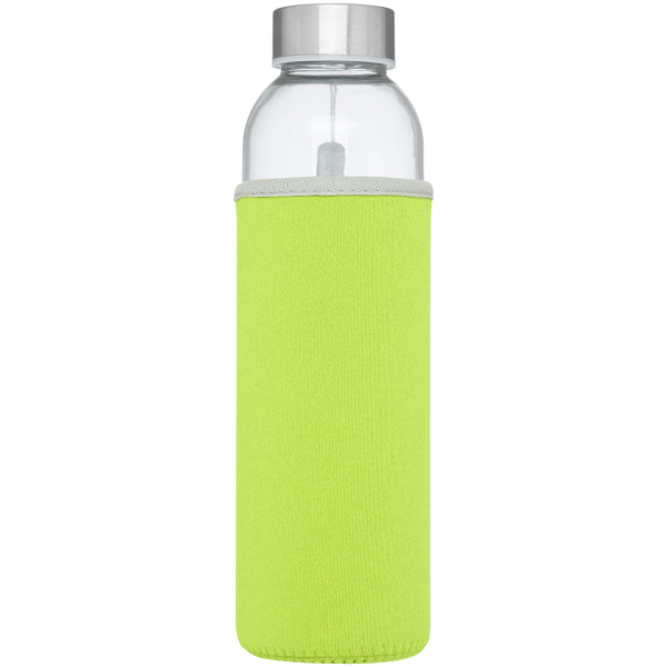 Bodhi 500 ml glass water bottle - Lime green