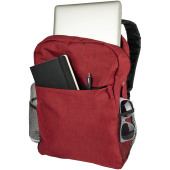 Hoss 15" laptop rugzak 18L - Heather donker rood
