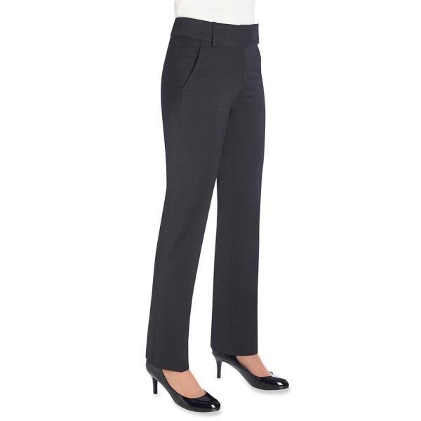 Ladies Sophisticated Genoa Trousers, Charcoal, 20/R, Brook Taverner