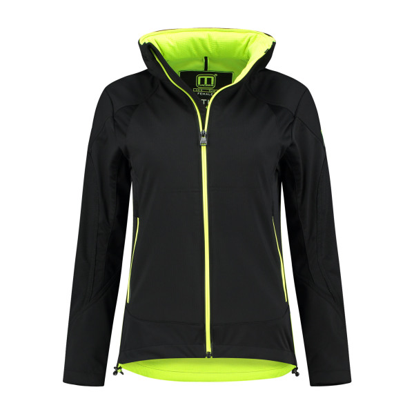 Macseis Jacket Softshell Venture for her Black/GN