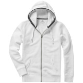 Arora heren hoodie met ritssluiting - Wit - M