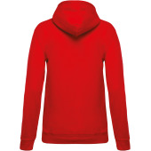 Eco damessweater met capuchon Red XL