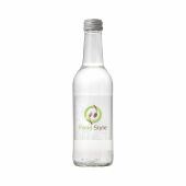 Glass bottle with 330 ml spring water