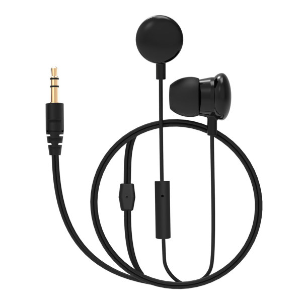 Moyoo Wired Earphones with mic - black
