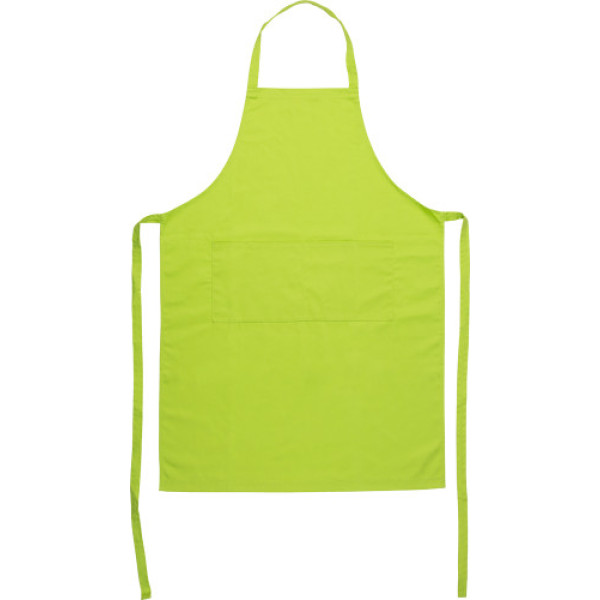 Cotton and polyester (240 gr/m²) apron Luke white